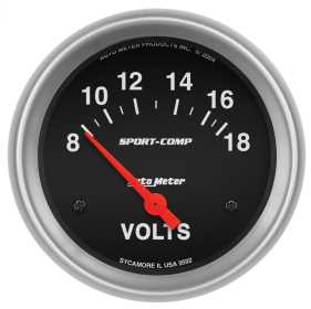 Sport-Comp™ Electric Voltmeter Gauge 3592